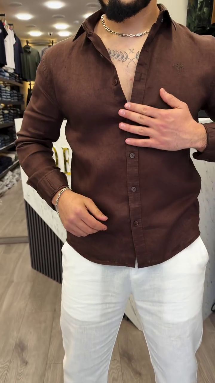 Men's Cotton Blend Slim Fit Shirt | Full Sleeve Casual wear for Men - Image 8